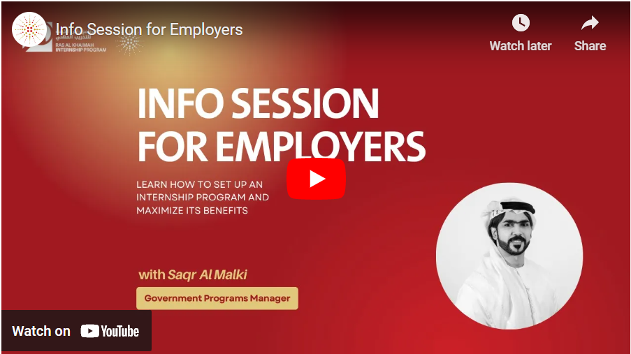 Rak Internships Program Info Session For Employers Ras Al Khaimah